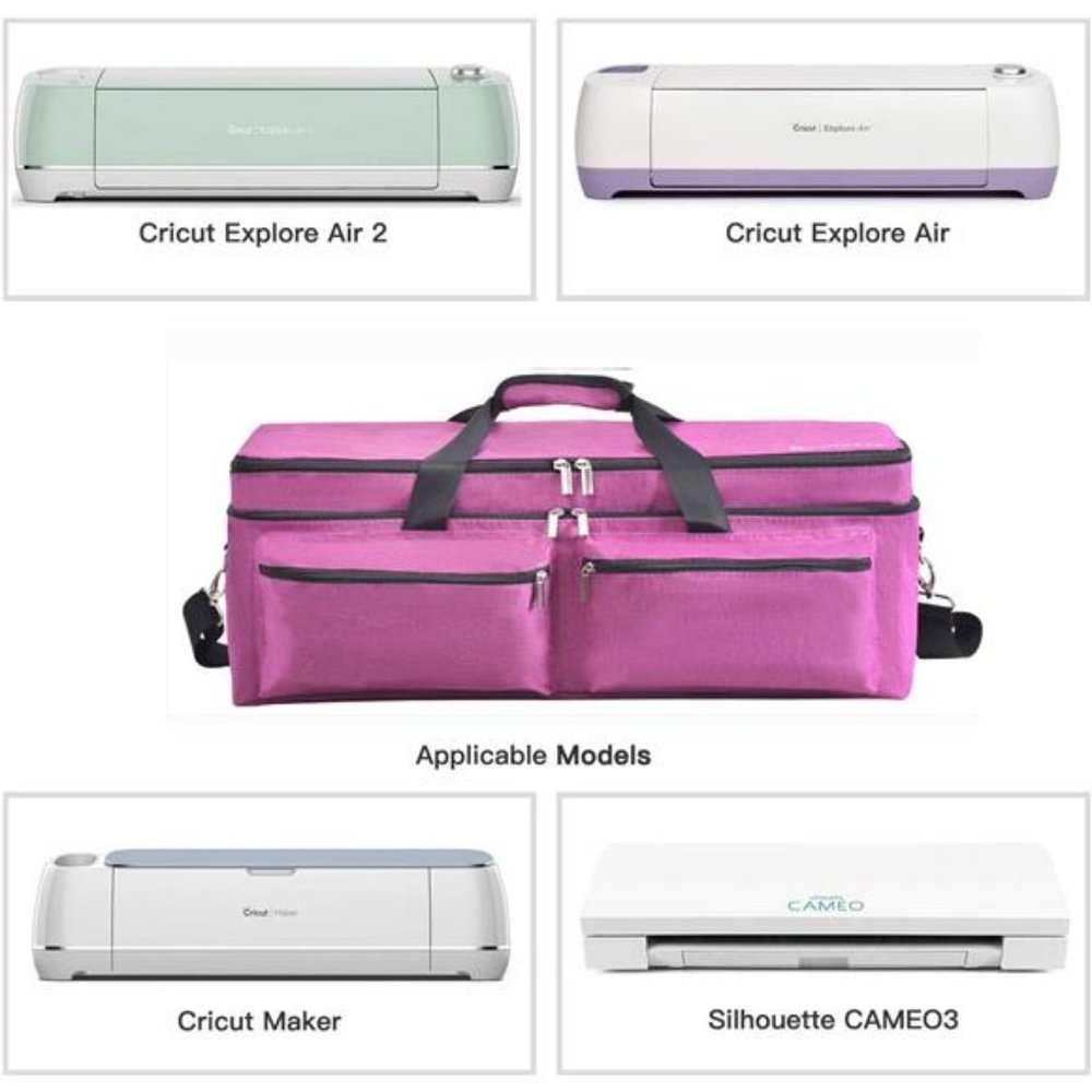 Double-Layer Bag Carrying Bag Compatible with Cricut Explore Air and Maker - Picture 4 of 10